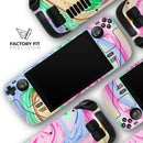 Mixed ColorOil // Vinyl Skin Wrap for Steam Deck OLED & Steam Deck (LCD) — Soft Matte or Ultra Gloss
