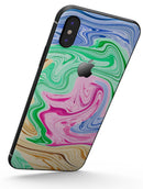 Mixed ColorOil - iPhone X Skin-Kit