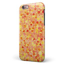 Mixed Fiery Watercolor Dots iPhone 6/6s or 6/6s Plus 2-Piece Hybrid INK-Fuzed Case