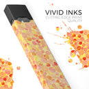 Mixed Fiery Watercolor Dots - Premium Decal Protective Skin-Wrap Sticker compatible with the Juul Labs vaping device
