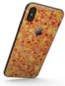 Mixed Fiery Watercolor Dots - iPhone X Skin-Kit