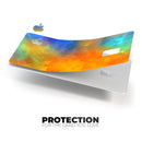 Mixed Orange 4 Absorbed Watercolor Texture - Premium Protective Decal Skin-Kit for the Apple Credit Card