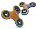Mixed Orange 4 Absorbed Watercolor Texture Full-Body Fidget Spinner Skin-Kit