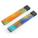 Mixed Orange 4 Absorbed Watercolor Texture - Premium Decal Protective Skin-Wrap Sticker compatible with the Juul Labs vaping device