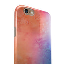 Mixed Pink 32 Absorbed Watercolor Texture iPhone 6/6s or 6/6s Plus 2-Piece Hybrid INK-Fuzed Case