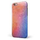 Mixed Pink 32 Absorbed Watercolor Texture iPhone 6/6s or 6/6s Plus 2-Piece Hybrid INK-Fuzed Case
