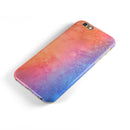 Mixed Pink 32 Absorbed Watercolor Texture iPhone 6/6s or 6/6s Plus 2-Piece Hybrid INK-Fuzed Case