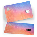 Mixed Pink 32 Absorbed Watercolor Texture - Premium Protective Decal Skin-Kit for the Apple Credit Card