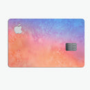 Mixed Pink 32 Absorbed Watercolor Texture - Premium Protective Decal Skin-Kit for the Apple Credit Card