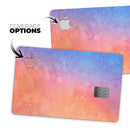 Mixed Pink 32 Absorbed Watercolor Texture - Premium Protective Decal Skin-Kit for the Apple Credit Card