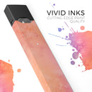 Mixed Pink 32 Absorbed Watercolor Texture - Premium Decal Protective Skin-Wrap Sticker compatible with the Juul Labs vaping device