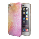 Mixed Pink 3 Absorbed Watercolor Texture iPhone 6/6s or 6/6s Plus 2-Piece Hybrid INK-Fuzed Case