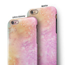 Mixed Pink 3 Absorbed Watercolor Texture iPhone 6/6s or 6/6s Plus 2-Piece Hybrid INK-Fuzed Case