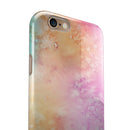 Mixed Pink 3 Absorbed Watercolor Texture iPhone 6/6s or 6/6s Plus 2-Piece Hybrid INK-Fuzed Case
