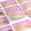 Mixed Pink 3 Absorbed Watercolor Texture - Premium Protective Decal Skin-Kit for the Apple Credit Card