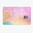 Mixed Pink 3 Absorbed Watercolor Texture - Premium Protective Decal Skin-Kit for the Apple Credit Card