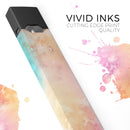 Mixed Pink 3 Absorbed Watercolor Texture - Premium Decal Protective Skin-Wrap Sticker compatible with the Juul Labs vaping device