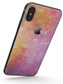 Mixed Pink 3 Absorbed Watercolor Texture - iPhone X Skin-Kit