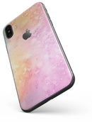 Mixed Pink 3 Absorbed Watercolor Texture - iPhone X Skin-Kit