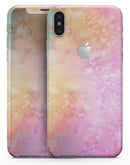 Mixed Pink 3 Absorbed Watercolor Texture - iPhone X Skin-Kit