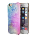 Mixed Pink 4423 Absorbed Watercolor Texture iPhone 6/6s or 6/6s Plus 2-Piece Hybrid INK-Fuzed Case