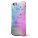 Mixed Pink 4423 Absorbed Watercolor Texture iPhone 6/6s or 6/6s Plus 2-Piece Hybrid INK-Fuzed Case
