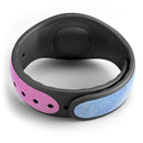 Mixed Pink 4423 Absorbed Watercolor Texture - Decal Skin Wrap Kit for the Disney Magic Band