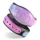 Mixed Pink 4423 Absorbed Watercolor Texture - Decal Skin Wrap Kit for the Disney Magic Band