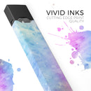 Mixed Pink 4423 Absorbed Watercolor Texture - Premium Decal Protective Skin-Wrap Sticker compatible with the Juul Labs vaping device