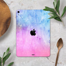 Mixed Pink 4423 Absorbed Watercolor Texture - Full Body Skin Decal for the Apple iPad Pro 12.9", 11", 10.5", 9.7", Air or Mini (All Models Available)