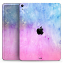 Mixed Pink 4423 Absorbed Watercolor Texture - Full Body Skin Decal for the Apple iPad Pro 12.9", 11", 10.5", 9.7", Air or Mini (All Models Available)