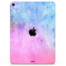 Mixed Pink 4423 Absorbed Watercolor Texture - Full Body Skin Decal for the Apple iPad Pro 12.9", 11", 10.5", 9.7", Air or Mini (All Models Available)