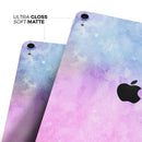 Mixed Pink 4423 Absorbed Watercolor Texture - Full Body Skin Decal for the Apple iPad Pro 12.9", 11", 10.5", 9.7", Air or Mini (All Models Available)