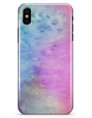 Mixed Pink 4423 Absorbed Watercolor Texture - iPhone X Clipit Case
