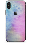 Mixed Pink 4423 Absorbed Watercolor Texture - iPhone X Skin-Kit
