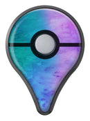 Mixed Pink Blue 3 Absorbed Watercolor Texture Pokémon GO Plus Vinyl Protective Decal Skin Kit