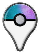Mixed Pink Blue 3 Absorbed Watercolor Texture Pokémon GO Plus Vinyl Protective Decal Skin Kit