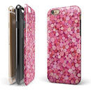 Mixed Pink Watercolor Dots iPhone 6/6s or 6/6s Plus 2-Piece Hybrid INK-Fuzed Case
