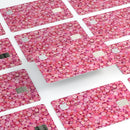 Mixed Pink Watercolor Dots - Premium Protective Decal Skin-Kit for the Apple Credit Card