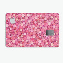 Mixed Pink Watercolor Dots - Premium Protective Decal Skin-Kit for the Apple Credit Card