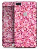 Mixed Pink Watercolor Dots - Skin-kit for the iPhone 8 or 8 Plus