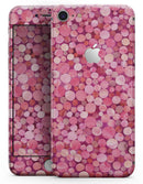 Mixed Pink Watercolor Dots - Skin-kit for the iPhone 8 or 8 Plus