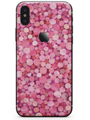Mixed Pink Watercolor Dots - iPhone X Skin-Kit
