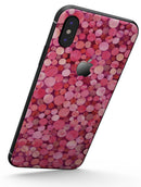 Mixed Pink Watercolor Dots - iPhone X Skin-Kit