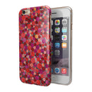 Mixed Red Watercolor Dots iPhone 6/6s or 6/6s Plus 2-Piece Hybrid INK-Fuzed Case