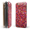 Mixed Red Watercolor Dots iPhone 6/6s or 6/6s Plus 2-Piece Hybrid INK-Fuzed Case