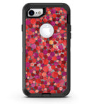 Mixed Red Watercolor Dots - iPhone 7 or 8 OtterBox Case & Skin Kits