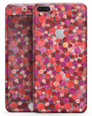 Mixed Red Watercolor Dots - Skin-kit for the iPhone 8 or 8 Plus