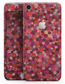 Mixed Red Watercolor Dots - Skin-kit for the iPhone 8 or 8 Plus