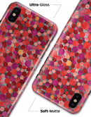 Mixed Red Watercolor Dots - iPhone X Clipit Case